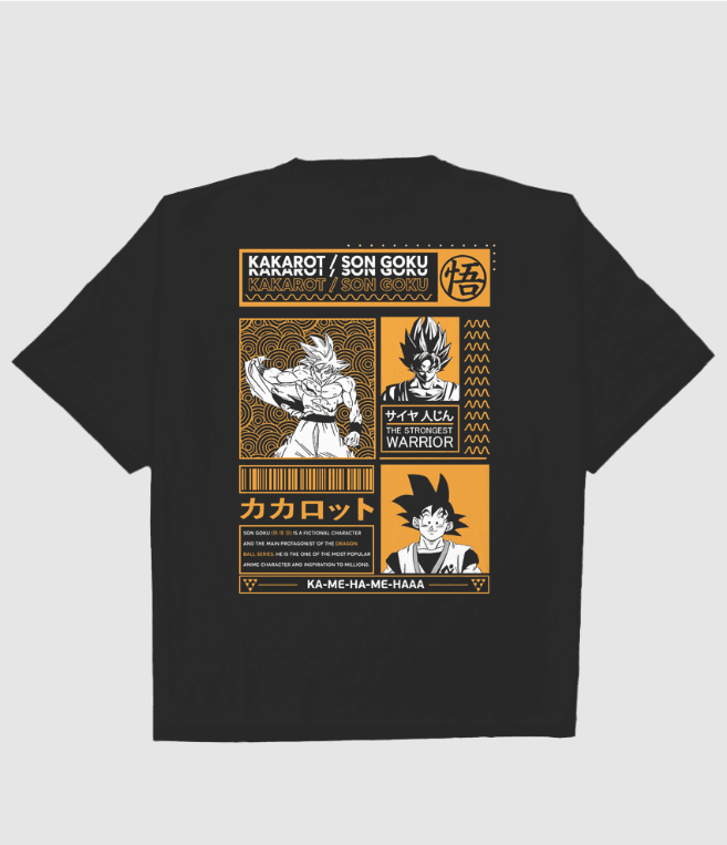 Kakarot Ultra Instinct - Warrior Mode Oversized Tee - Image 2