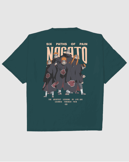 Six Paths of Pain - Nagato Oversized Tee - Image 6