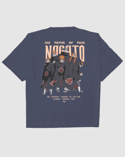 Six Paths of Pain - Nagato Oversized Tee - Image 4